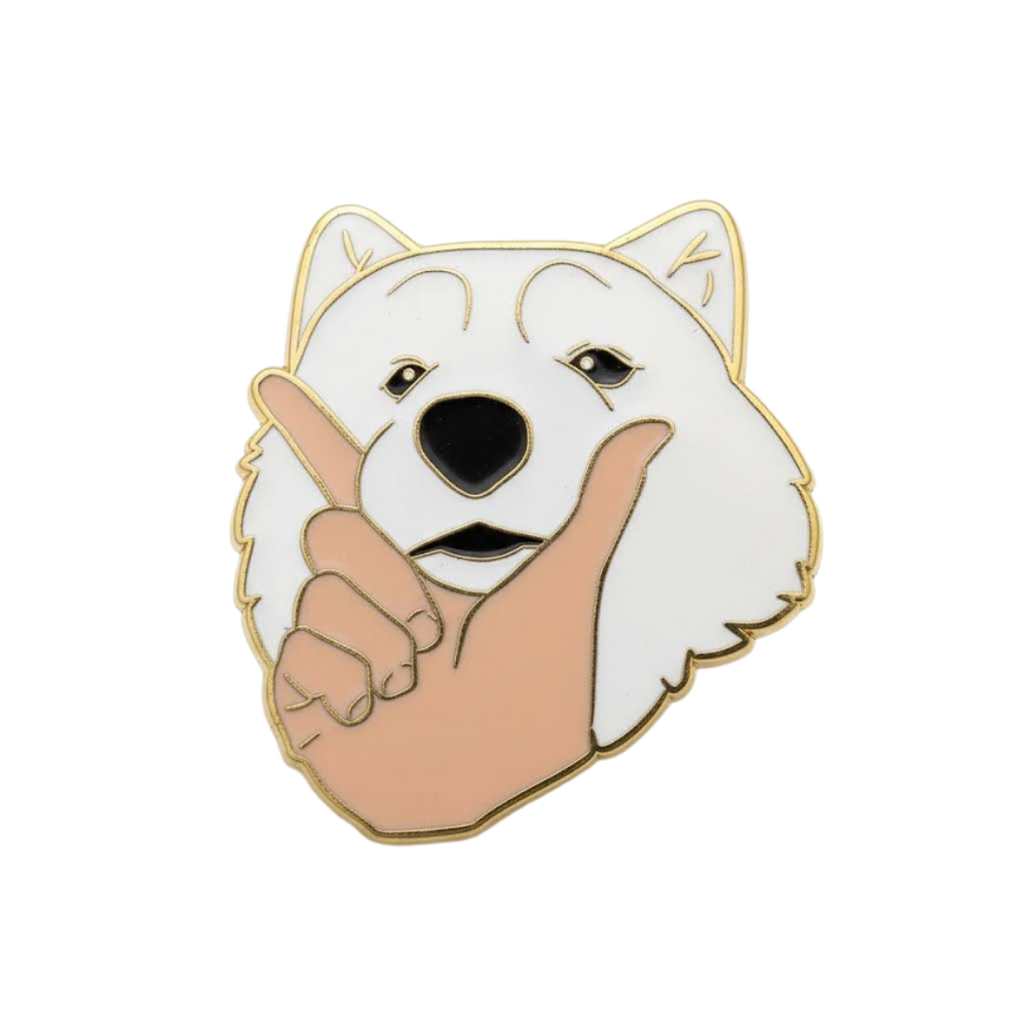 KACHOW — Samoyed Pin $13